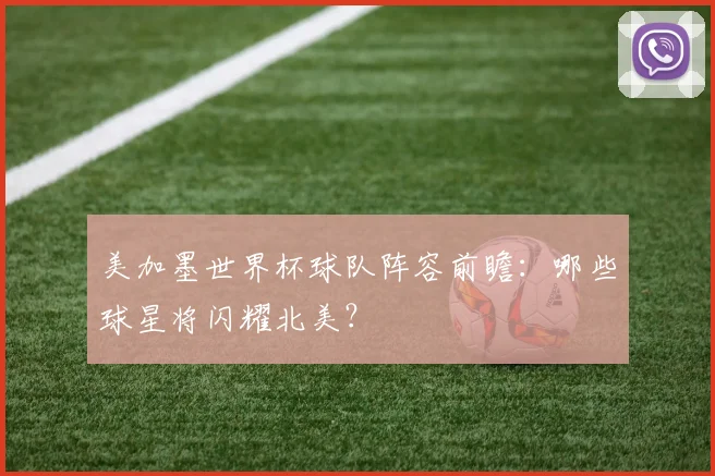 美加墨世界杯球队阵容前瞻：哪些球星将闪耀北美？